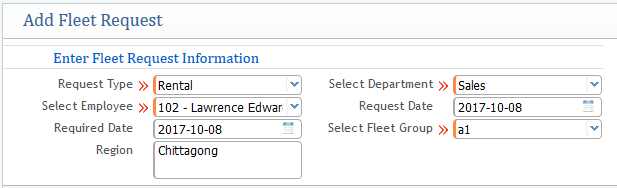 Add Fleet Request